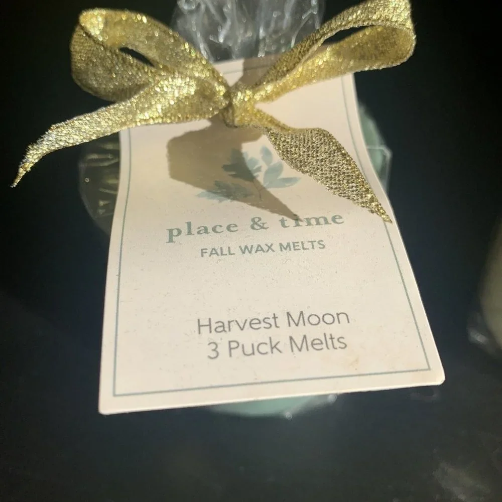 Place & Time FALL Wax Melts Lot Bourbon Buttercream Harvest Moon 6 Pucks